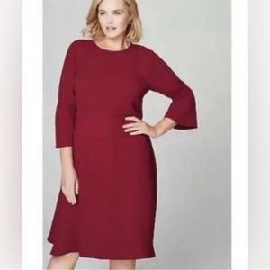 Christian Siriano for J.Jill Red Ruby Dress